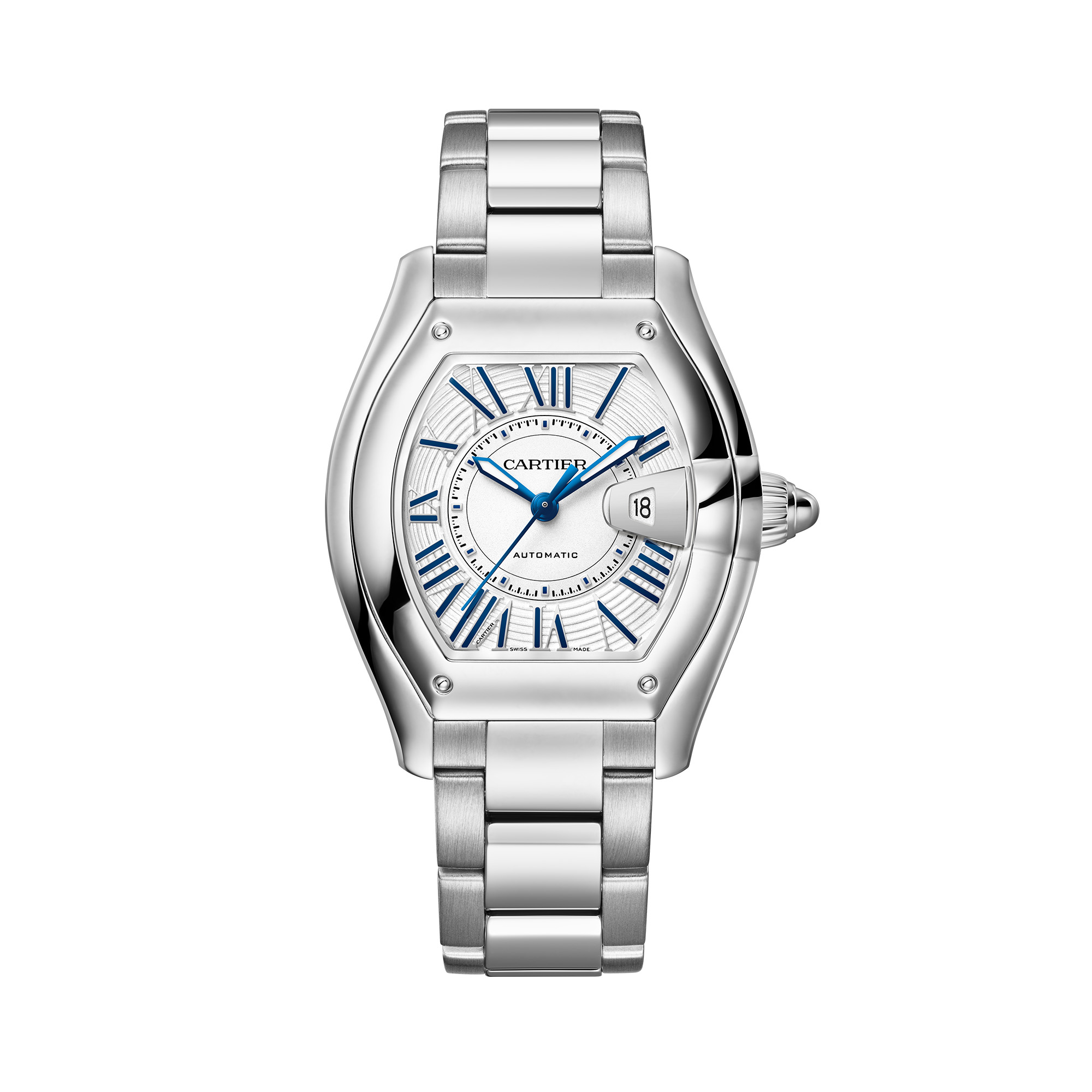 【美品】カルティエ スヌーカー キュー ビリヤード Cartier Cartier Roadster Medium Automatic 42 X 35 mm Stainless Steel